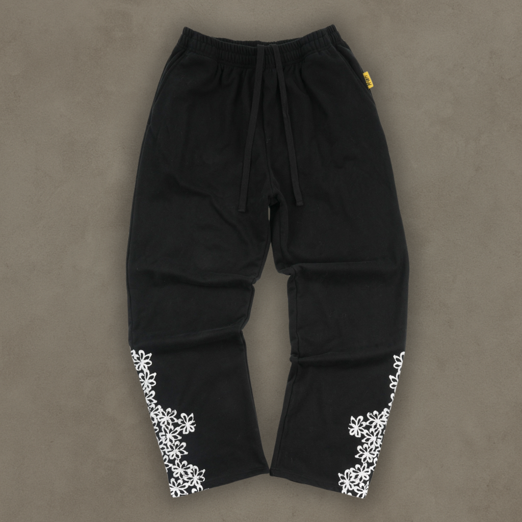 FLOWER JOGGER BLACK